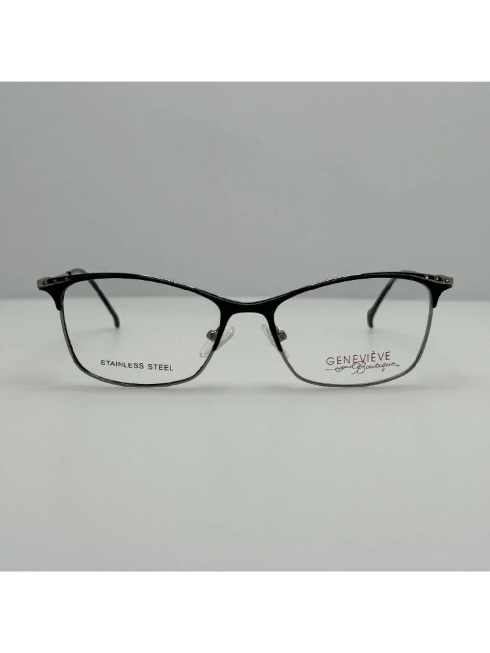 Genevieve Disguise Matte Black Gunmetal Eyeglasses Eye Glasses Frames 51-15-135